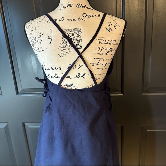 J.R.T / Size 10 Dress / Navy Blue /Linen-Cotton Blended (O) - Picture 5 of 11